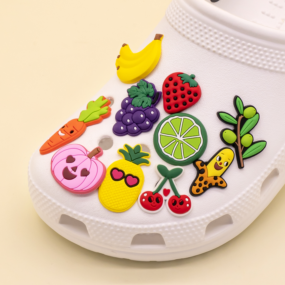 1/30 шт., подвески для обуви в виде фруктов