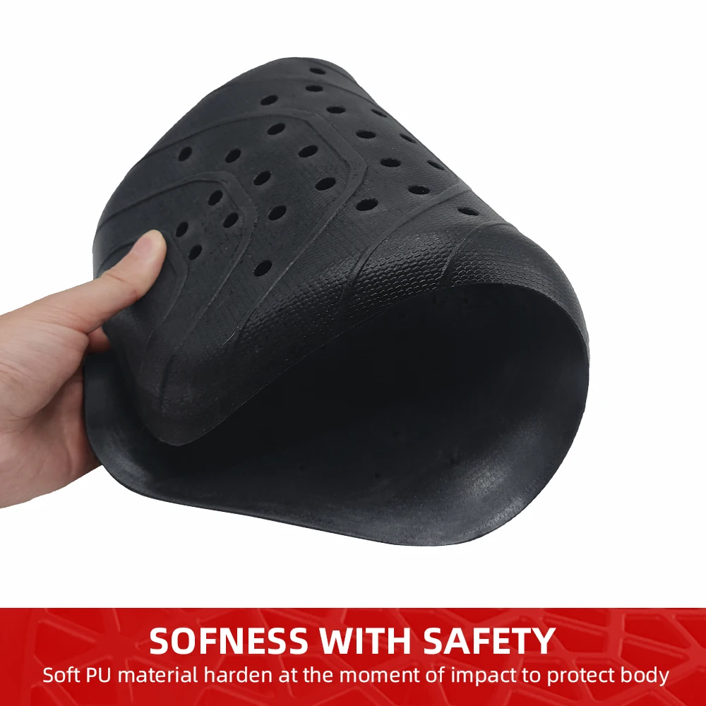 CE Level 2 Moto Motorcycle Back Elbow Knee Shoulder Protector Jacket Insert Gear Armor Motocross Racing Protect Protection Pad