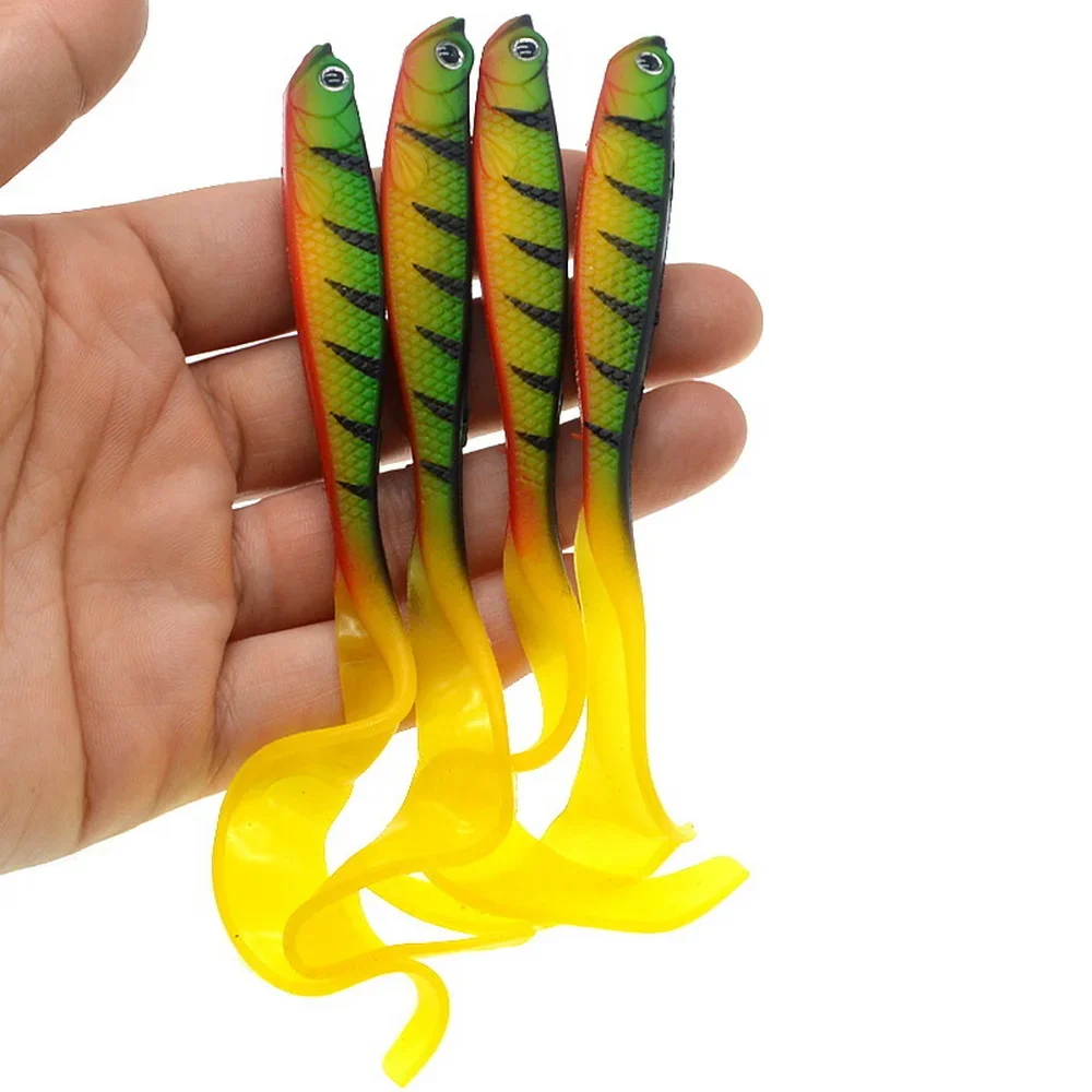 Рыболовная приманка 125 мм 5,5 г Swimbait Shad T-Tail Мягкая приманка Искусственные силиконовые приманки Окунь Щука Рыбалка Джигинг Воблеры