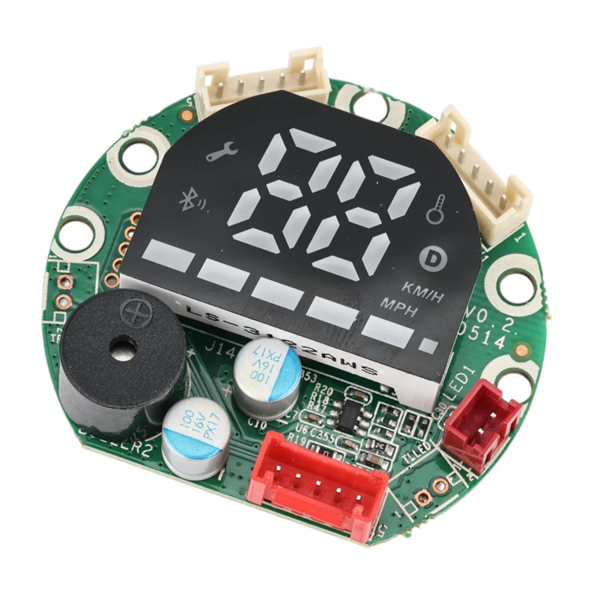 BABQ 48V 15A Dashboard For HX X8 Electric Scooter LED Display Screen PCB Board Speed Battery Show Replacement Parts