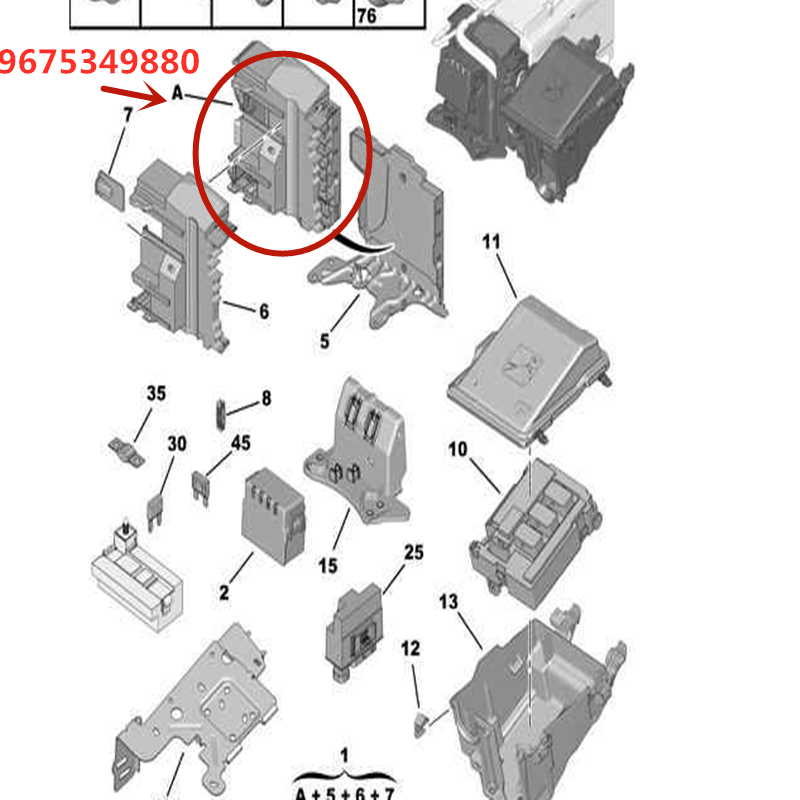 9675350280 9675350380 9675349880 Для Peugeot 308 Citroen C4 Picasso Управление протоколом, менеджер аккумуляторов