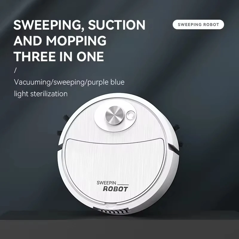 XIAOMI เครื่องกวาดไฟฟ้า USB ชาร์จอัตโนมัติอัจฉริยะ Sweeping ดูด Mopping Robots เปียกแห้งในครัวเรือนความสะดวกสบาย