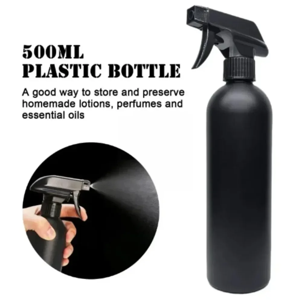 500ML Butelka z rozpylaczem mgły fryzjerskiej Butelki wielokrotnego napełniania Dozownik środka dezynfekującego alkohol Pusty atomizer Salon fryzjerski Rozpylacz wody