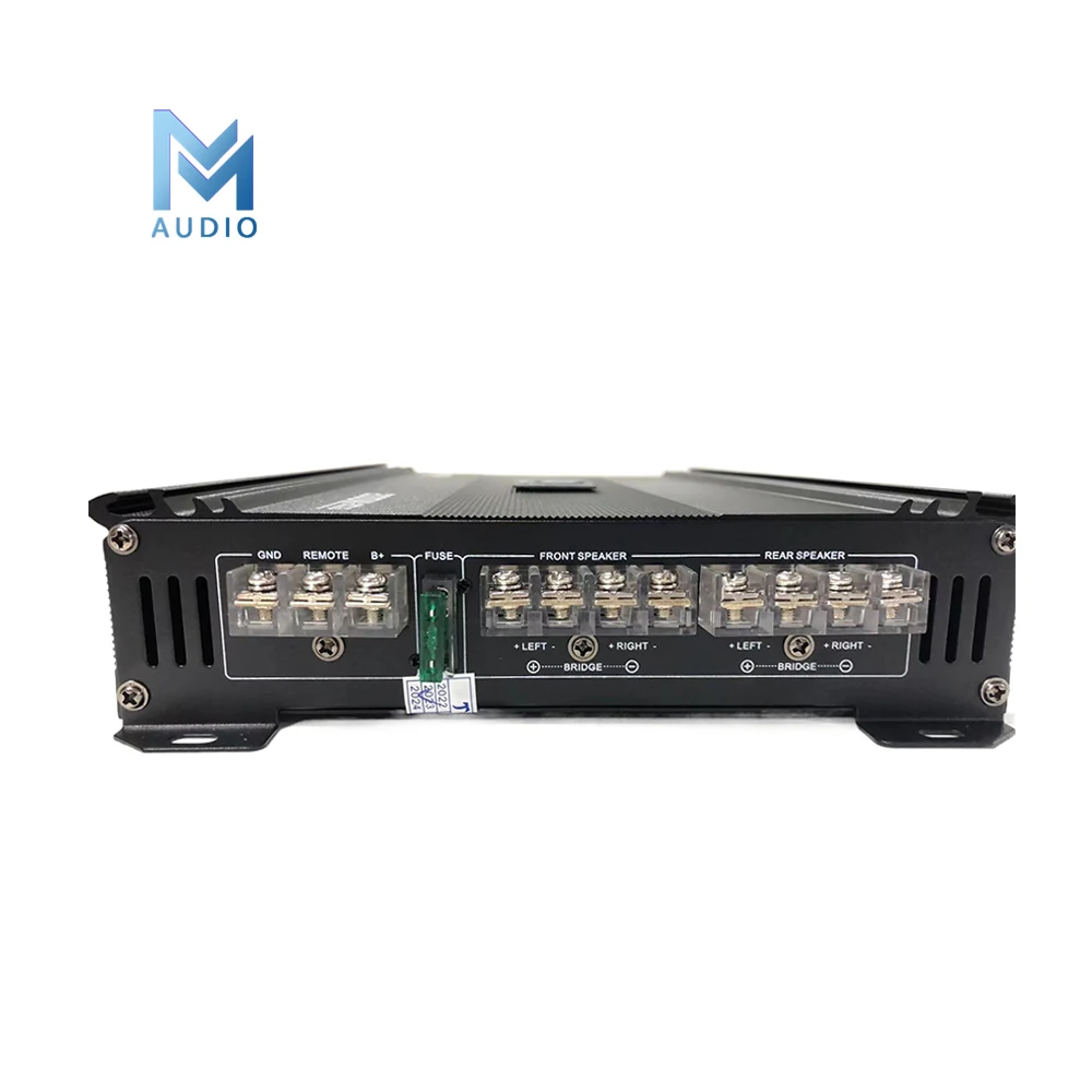Amplificador completo do carro do sistema de som do carro dos canais da gama 4 para baixo com classe AB 2000W M-930.4