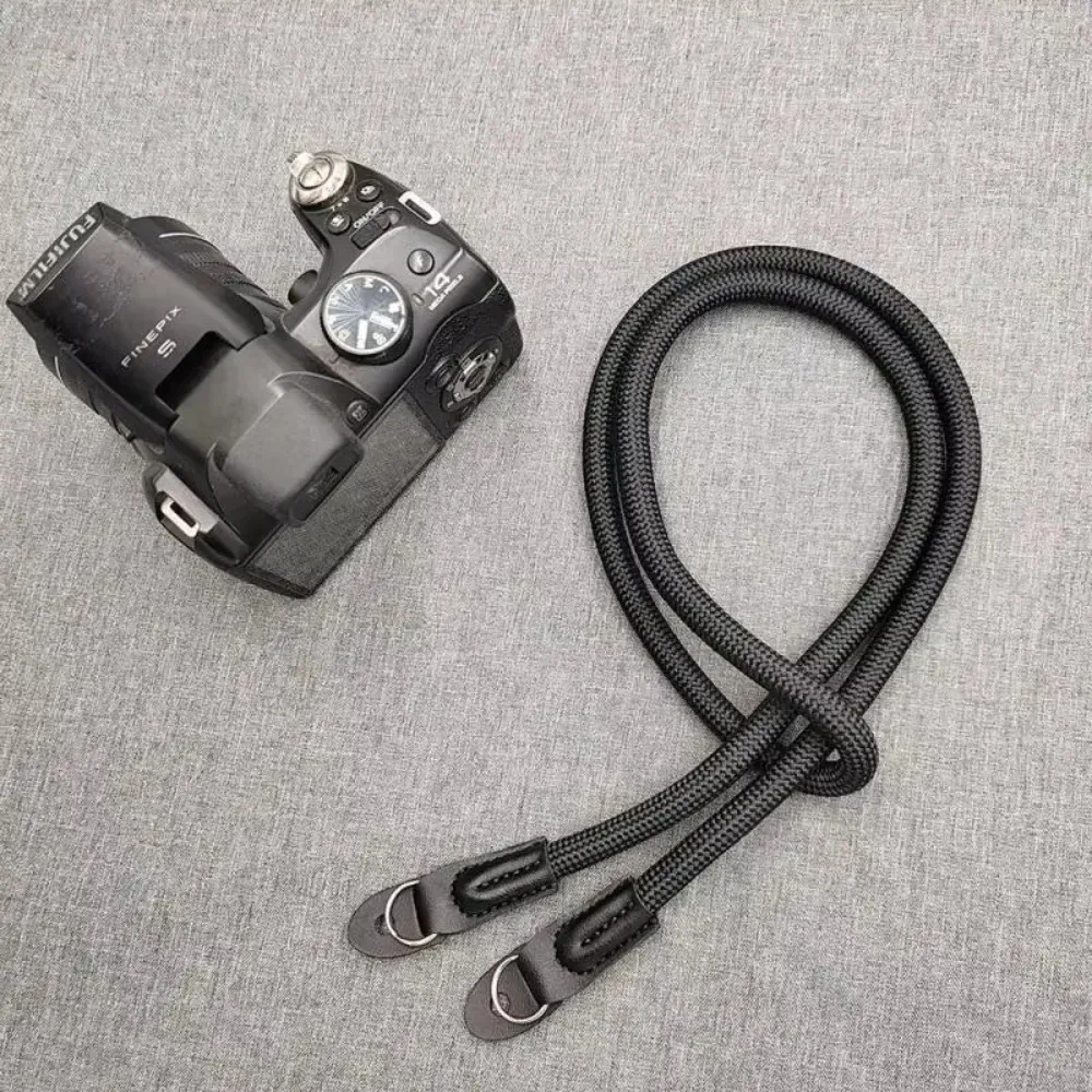Nuova tracolla regolabile per fotocamera, cordino in nylon resistente, tracolla per fotocamera di sicurezza per DSLR SLR