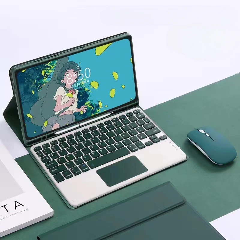 Чехол с клавиатурой для Samsung Galaxy Tab A9 Plus, чехол для планшета Tab S8 S9 Ultra S7 S9 FE + A8 S6 Lite A7 Lite Magic Keyboard Case