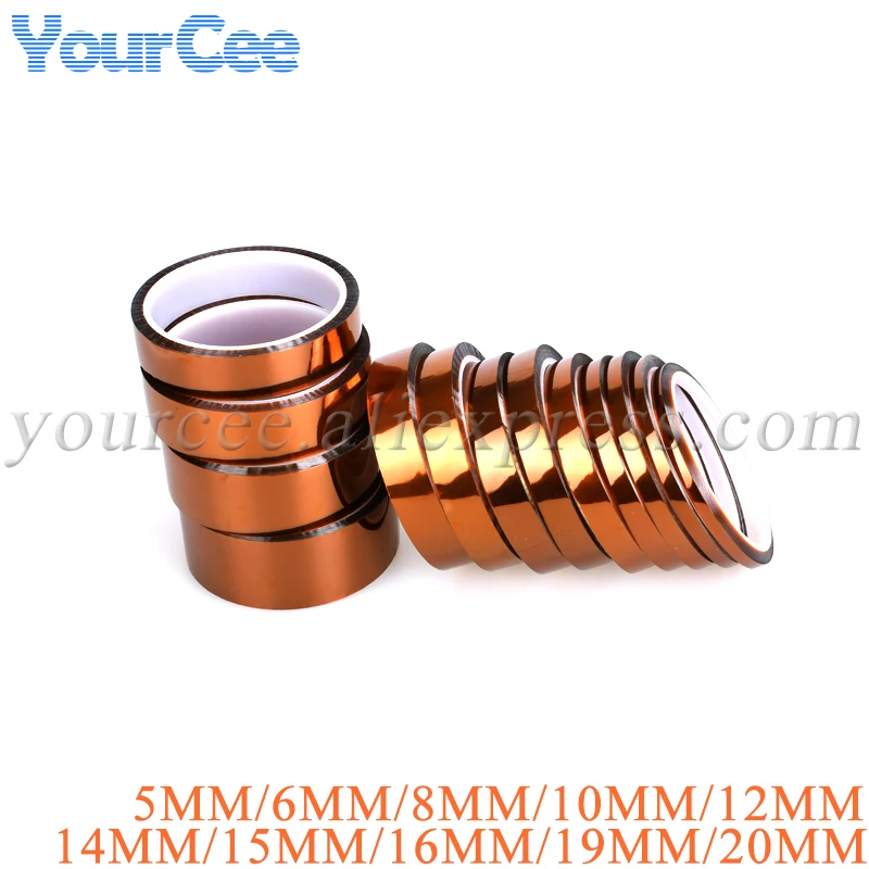 Hochtemperatur-Wärmeband, Wärmedämmband, Polyimid-Klebstoff, isolierendes Klebeband, 3D-Drucktafel-Schutz