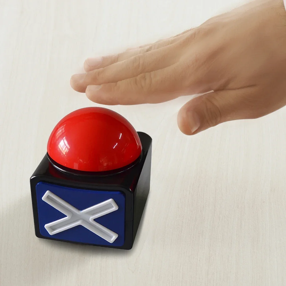 4-1PCS การศึกษาคําตอบ Buzzer Interactive เกมตอบ Buzzers สําหรับเด็กมีส่วนร่วมการเรียนรู้เกมครอบครัวแบบทดสอบแสดงนาฬิกาปลุก Buzzer
