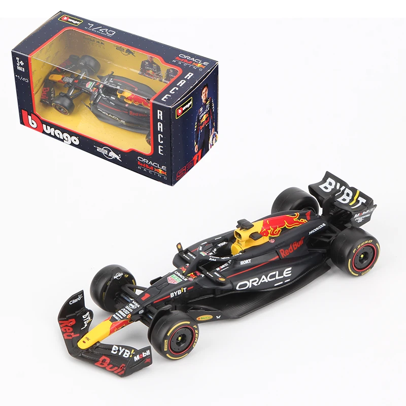 Bburago 1:43 2024 F1 Modello di auto in lega Formula Racing Die Cast Toy SF24 RB20 W15 MCL38 Red Bull Mercedes Nuova stagione