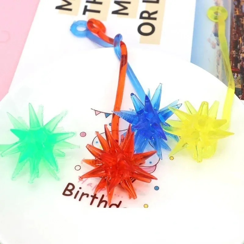 1 PC Elastic Palm Nostalgia Elastic Retractable Sticky Palm Venting Creative Trickster Small Hand Children's Toys