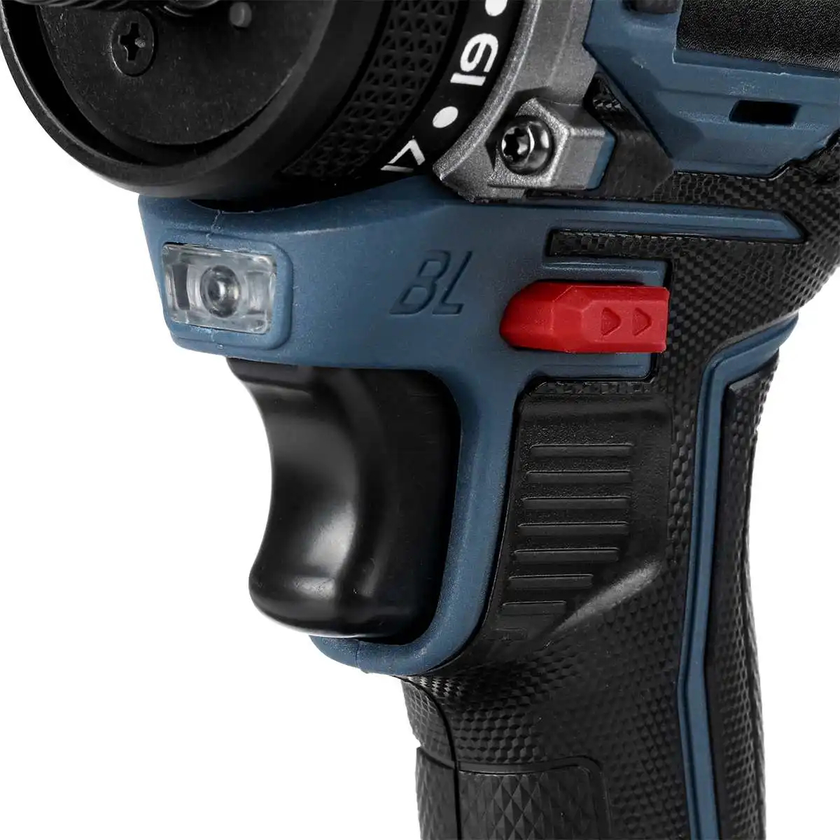 Chave de fenda elétrica sem escova, 1/4 polegadas, 4000rpm, 21 + 1 engrenagem, duas velocidades, ferramenta de broca elétrica sem fio para makita, bateria de 18v