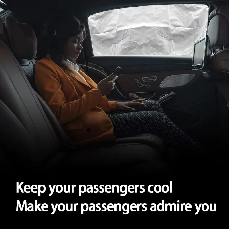 Parasol magnético universal para ventana, juego de 2 piezas para privacidad de reducción de calor de automóviles