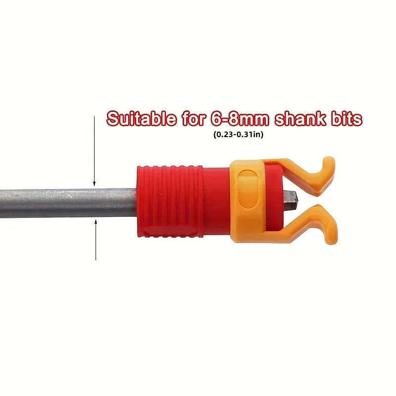 Soporte fijador de tornillos, juego de accesorios de fijación Universal para carpintería, carpintería y tornillos de taladro, accesorio fijador de tornillos de plástico, 1 ud.