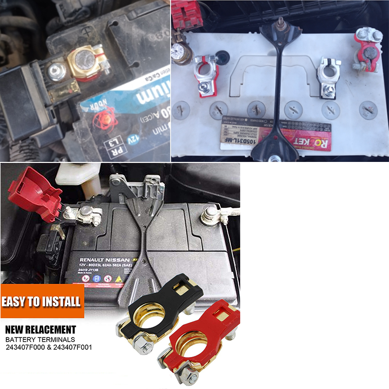 1 ペア 12V 24V 自動車車トップポストバッテリー端子ワイヤーケーブルクランプ端子コネクタカーアクセサリー