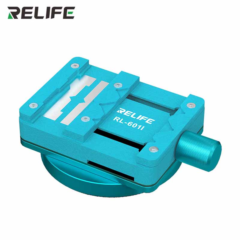 RELIFE RL 601I Bo Mạch Chủ Chip Sửa Chữa Mini Xoay Đèn Có Thể Tháo Rời Bàn Xoay Điện Thoại PCB Đa Chức Năng Kẹp Chip BGA Jig