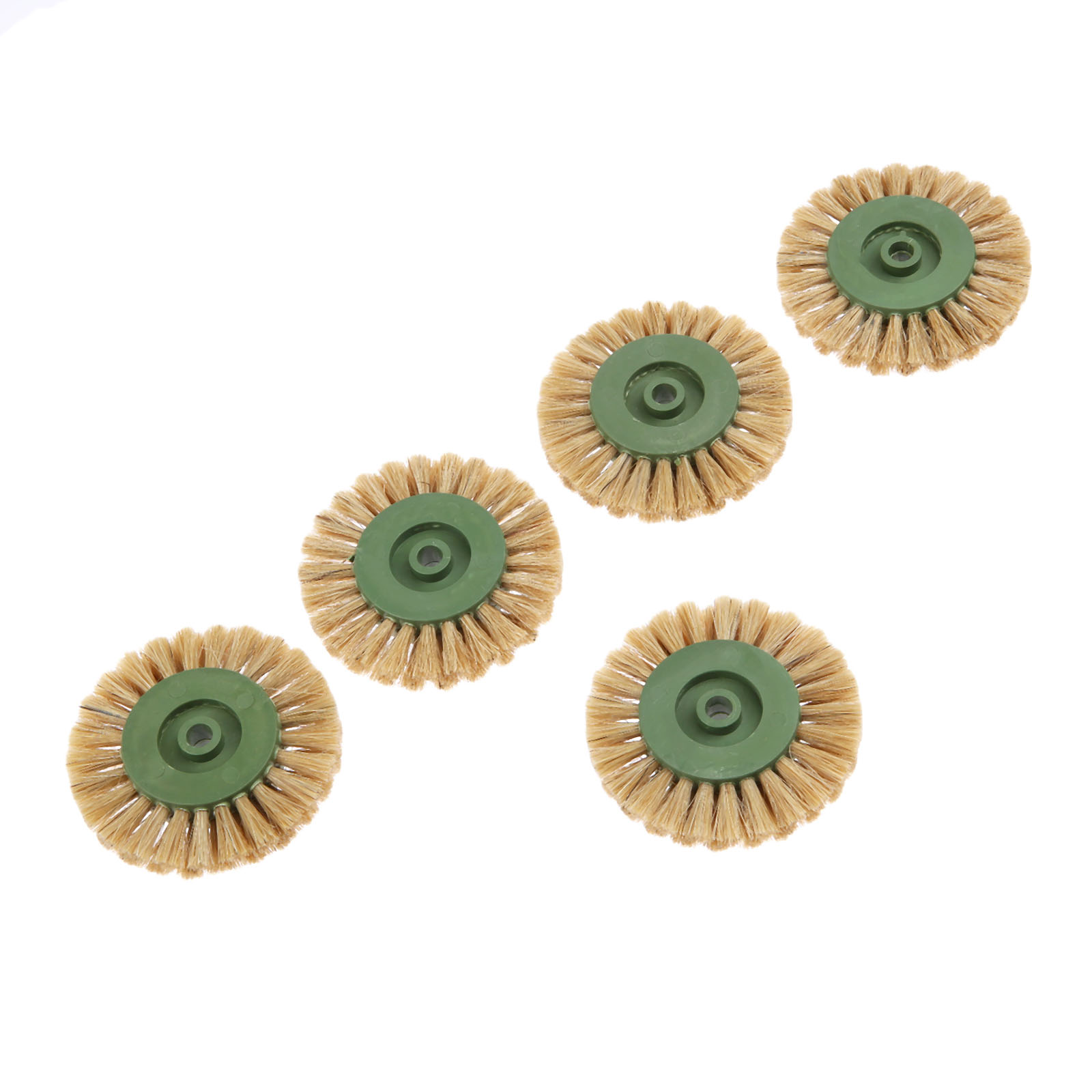 DRELD 5 uds accesorios Dremel cabezal de cepillo de molienda de 70mm rueda abrasiva ruedas de pulido amarillo para herramienta rotativa Dremel