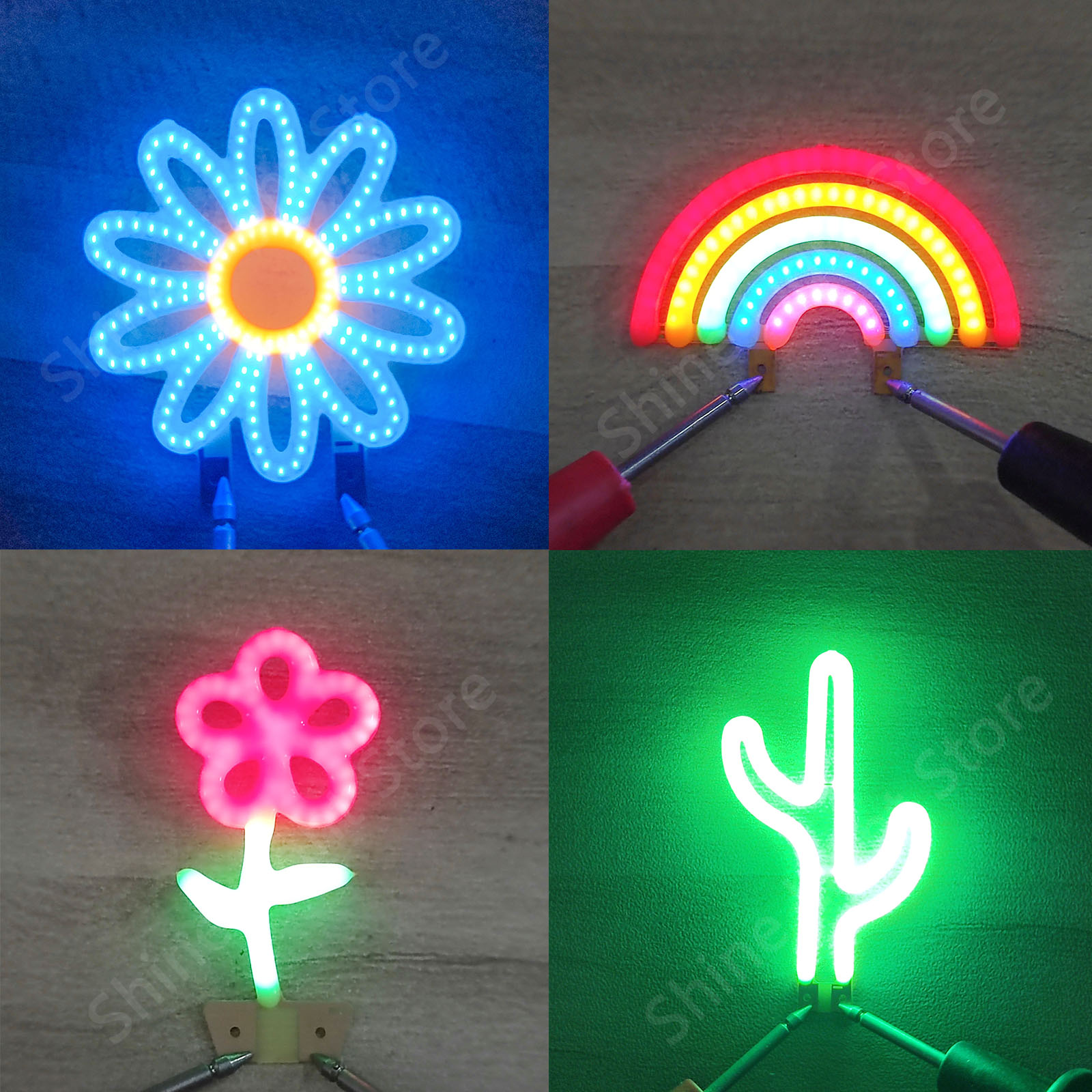 LED COB Micro Flash Kerzen Edison 3V LED Farbe Filament Diode Geburtstag Party Liebe Brief Dekoration Glühbirne Zubehör DIY