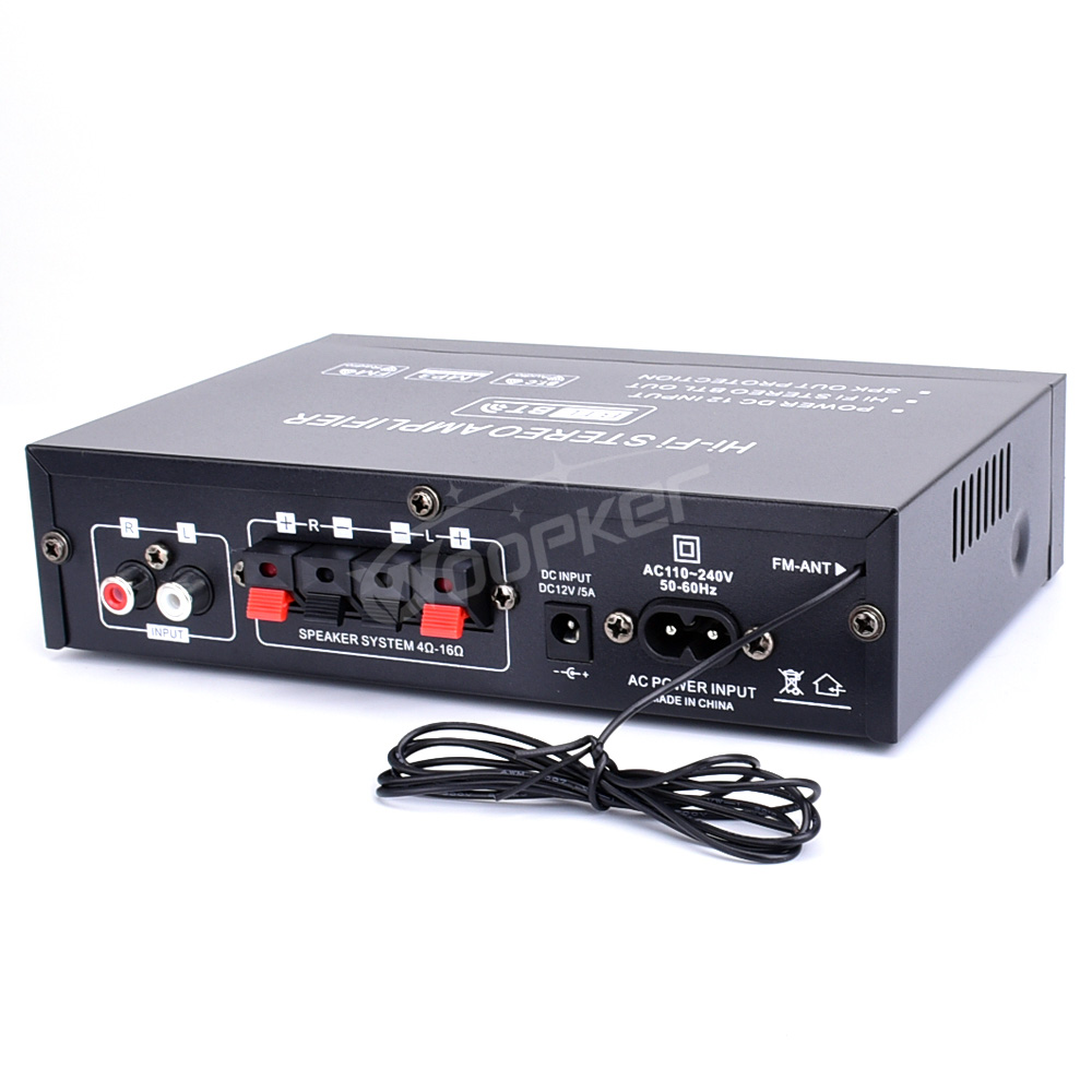 Woopker AK35 800W amplificadores digitales para el hogar 100-240V 12V potencia de Audio de graves Bluetooth AMP Hifi FM altavoces subwoofer