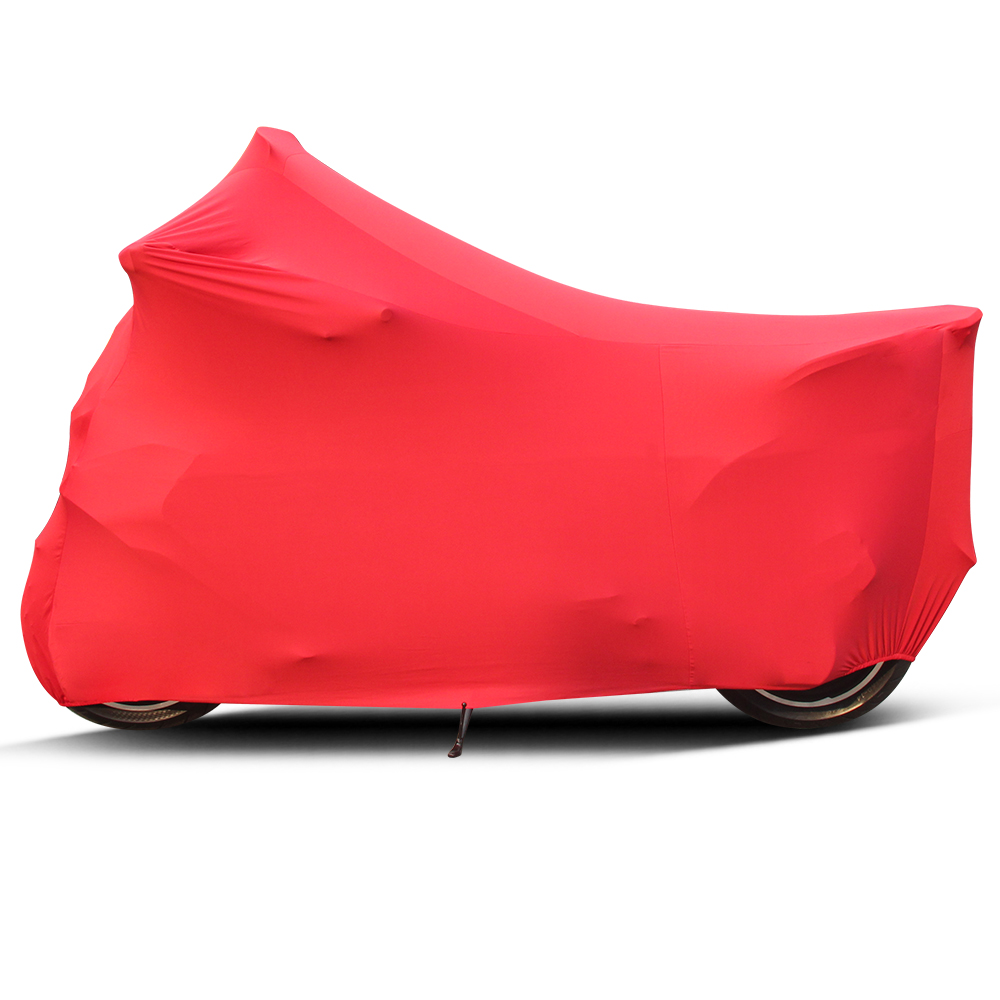 Universal motocicleta cobre protetor uv capa interior ao ar livre 2 cores bicicleta motor scooter capa à prova de poeira tecido elástico M-4XL