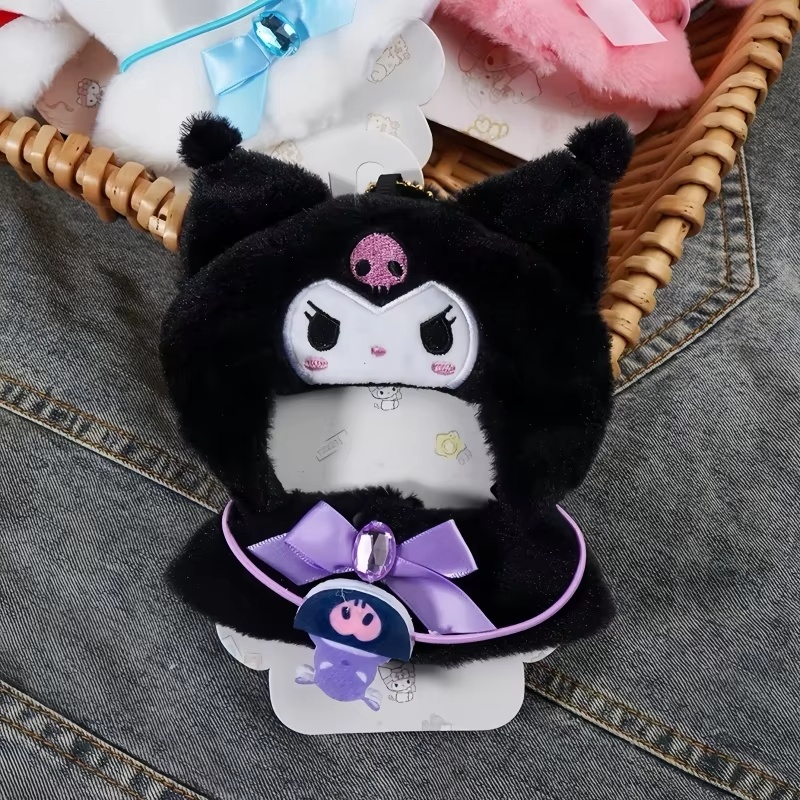 Labubu capa falda traje fiesta sentada Sanrio Hello Kitty ropa los monstruos vinilo Labubu traje ropa sombrero accesorio regalo juguete