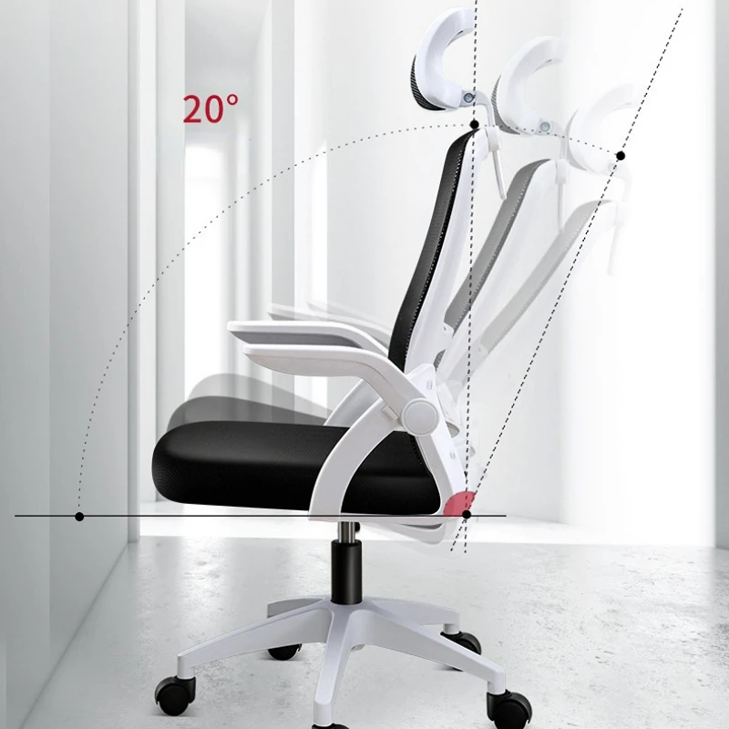 Ghế Văn Phòng Có Bánh Xe Ghế Game Thủ Nhân Viên Tựa Lưng Ergonomic Ghế Nâng Chân Xoay Cao Gối Tựa Đầu Công Sở