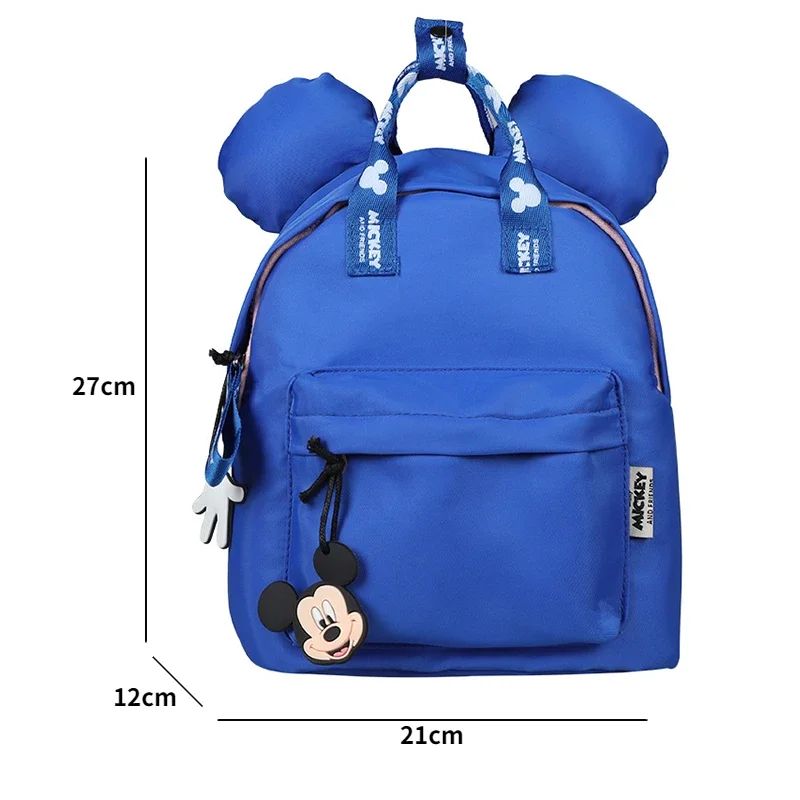 Disney Children's Backpacks Anime Cartoon Mickey Mouse Backpack Kindergarten Fashion Style Waterproof Wear Resistant Backpacks