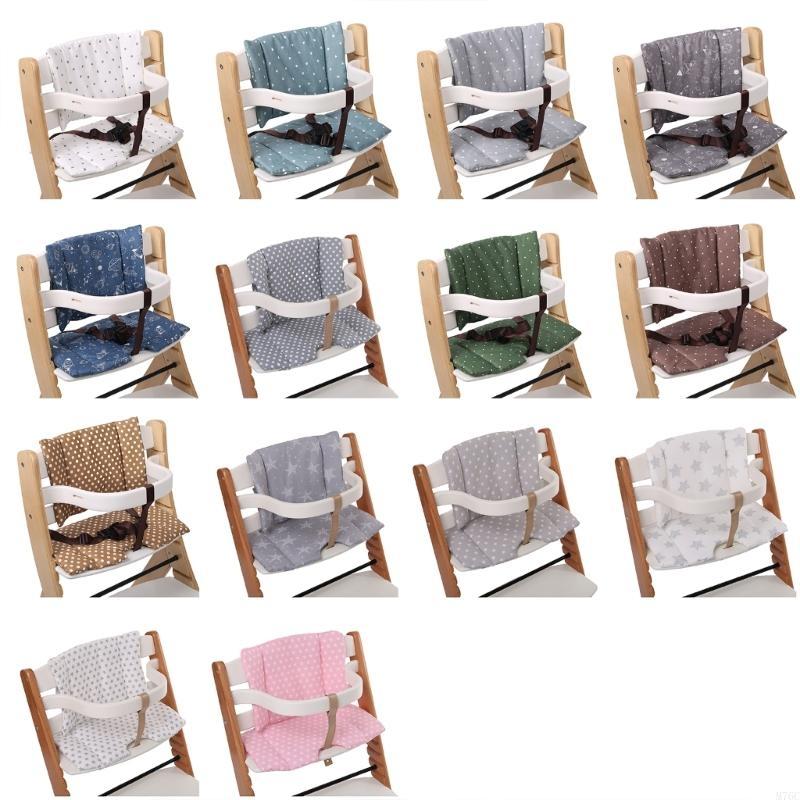 Almofada para cadeira de jantar de bebê, outono e inverno, portátil, antiderrapante, almofada para cadeira alta, acessórios para cadeira de crescimento de bebê