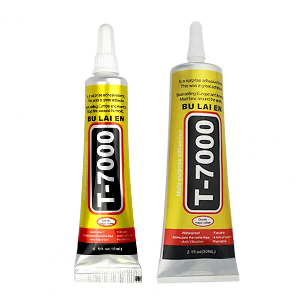 Pegamento líquido negro de alta viscosidad, herramientas de reparación de pantalla de teléfono, pasta adhesiva para joyería, pegamento de reparación de resina epoxi, 15ml/50ml