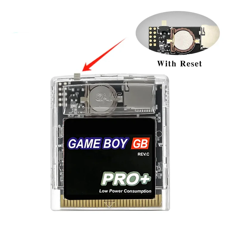 REMANK 2000 IN 1 Gameboy Color GB PRO Game Cartridge Game Boy Cart for GB GBC GBA with TF/SD Card Multifunctional