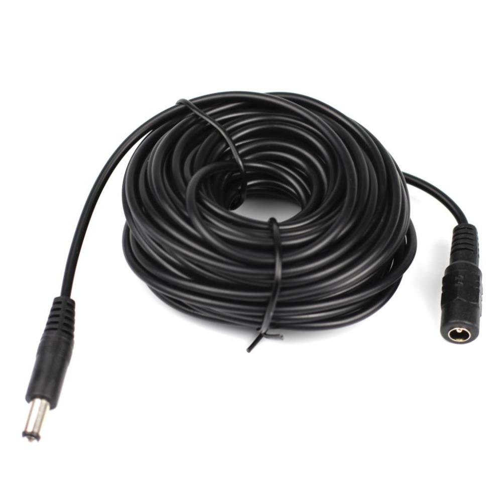 3/5/10/15/20/30/50M 5.5mm * 2.1mm złącze zasilania prądem stałym przedłużacz adapter gniazda kabel ołowiany DC żeński męski przedłużacz wtyczka zewnętrzna