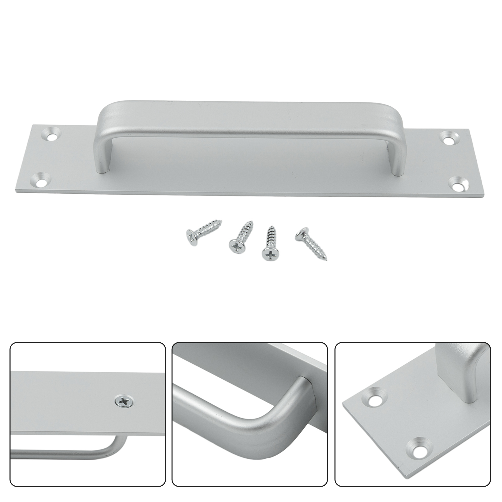 Alumínio Alloy Sliding Door Handle, Punch-Free Pull, Closet Móveis Hardware, Melhoria Home, Janela, Gabinete, Varanda