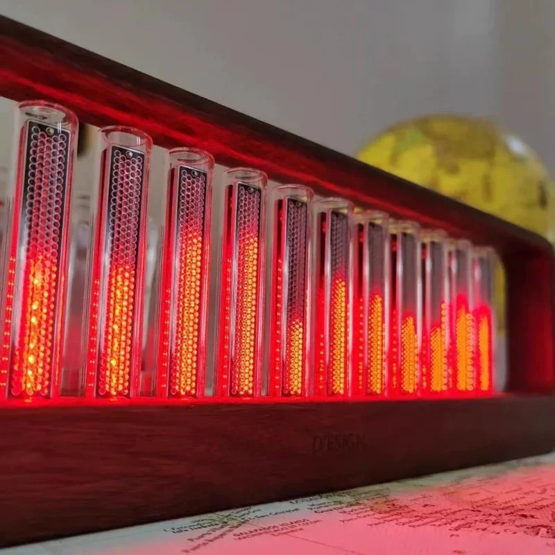 Electronic Music Rhythm Spectrum Lamp LED Pickup Spectrum Lamp Glow Tube  Desktop Decoration Gift
