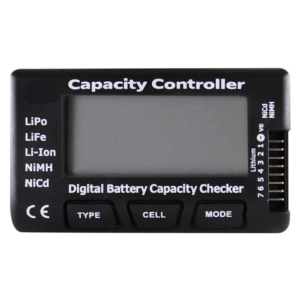 Detector de capacidad de batería Digital CellMeter-7, LiPo LiFe, Li-ion, Nicd, NiMH, medidor de voltaje de batería RC