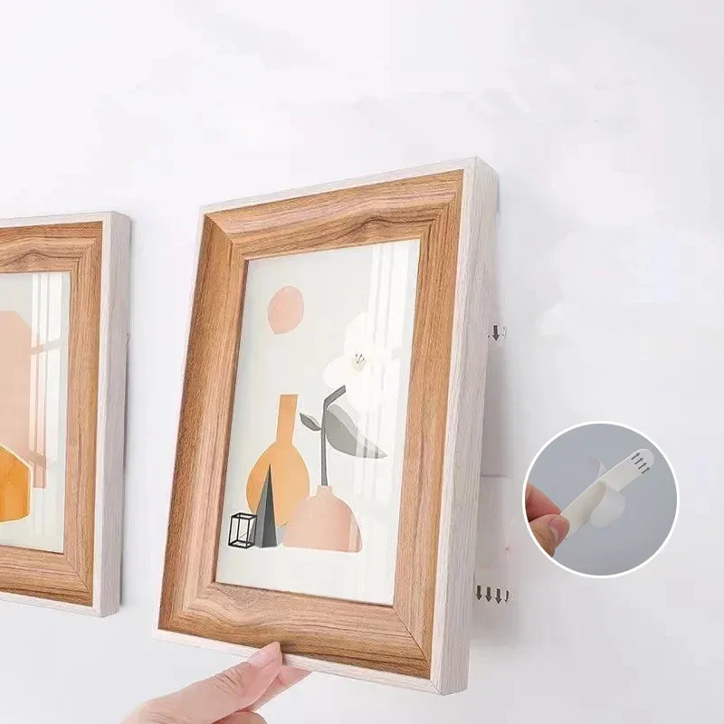 Punch-ฟรีกรอบเทปแถบ ASSORTED ติดตั้ง Self กาวกรอบรูปคงที่โปสเตอร์ Wall Hook ตกแต่ง Fixing แขวนผนัง