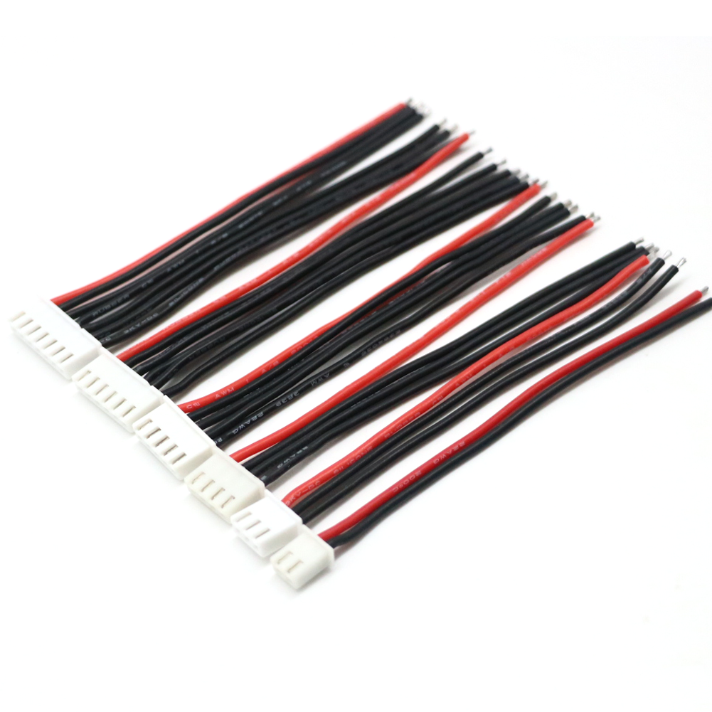 5 stks/partij 1 S 2 S 3 S 4 S 5 S 6 S Lipo Batterij Balans Lader Kabel IMAX B6 Connector Plug Draad Groothandel