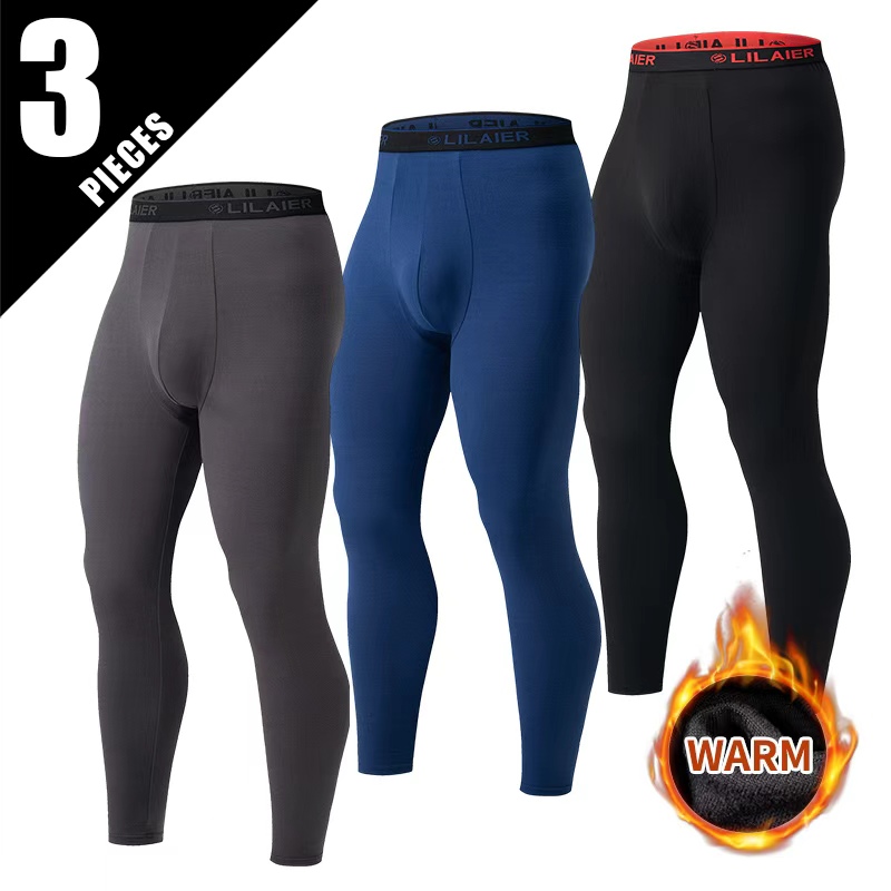 1/3 stück Set Für Herbst Und Winter Männer Einfarbig Casual Warme Hosen Bequeme Plus Größe Sport Und Fitness Leggings hause Hose