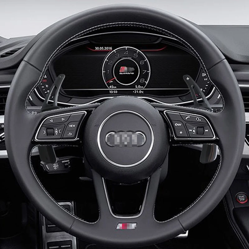 アウディ A3 S3 A5 S5 2017 A4 B9 Q7 2016-2017 TT TTS シフターパドルシフトエクステンションステアリングホイールシフトパドルシフター