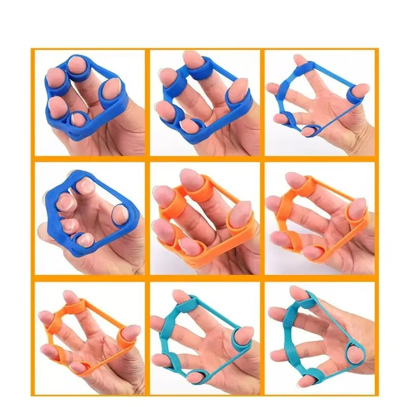 Silikon Fünf-Finger-Training Hand Expander Exerciser Handgelenk Bahre Finger Greifer Expander Kraft Rehabilitation Spanner