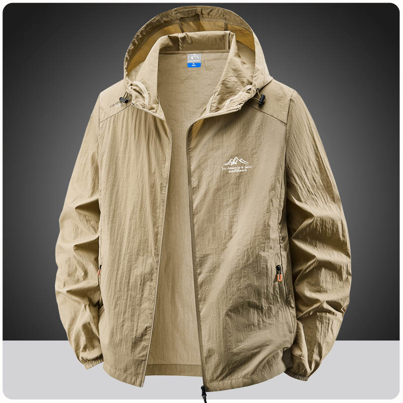 Летние водонепроницаемые походные куртки мужские для рыбалки и велоспорта с капюшоном для спортзала, спортивное пальто для бега, уличная солнцезащитная тонкая куртка, одежда