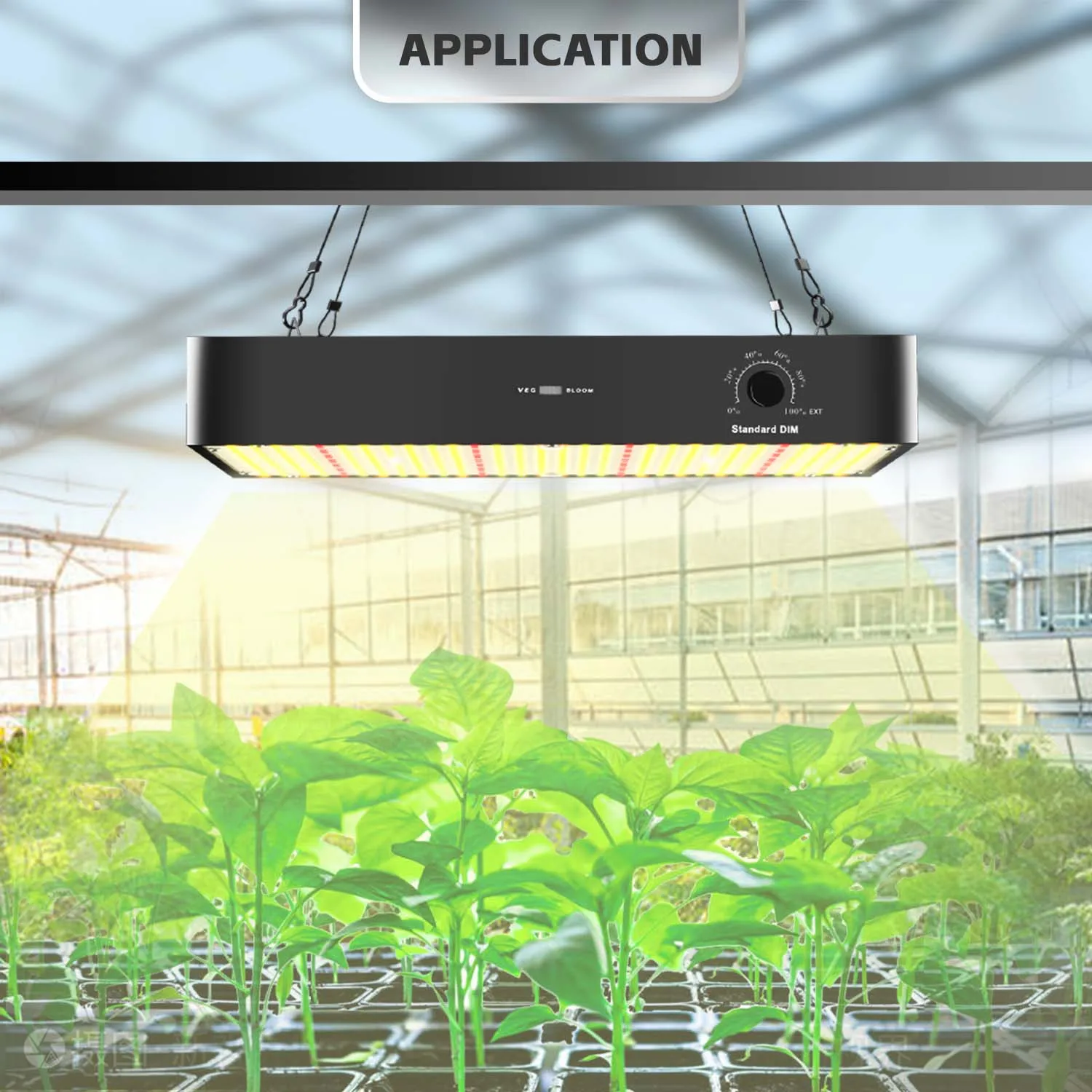 LED Grow Light Spectrumเต็มGrow Light LM281B + UV IR 576PCSชิปHigh Growโคมไฟสําหรับพืชในร่มVEG/BLOOM
