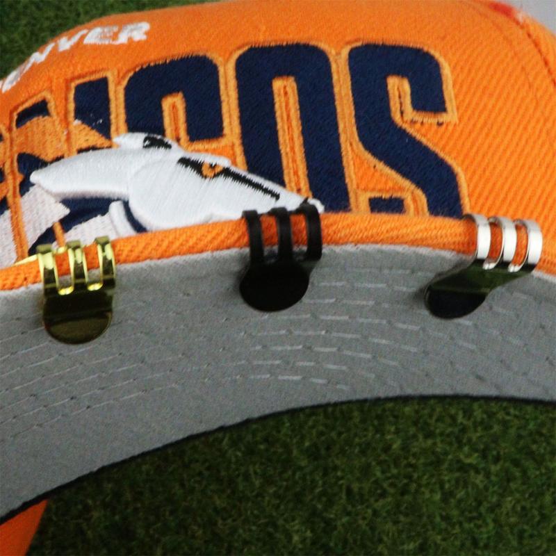 Creativo Dollar Bill Golf Ball Mark Cappello da golf Clip Porta marcatore magnetico in metallo con clip per cappelli Accessori da golf Regali per golfisti