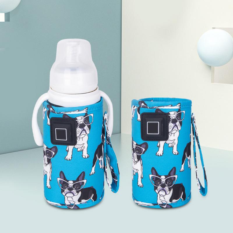 Calentador de biberón de leche para alimentación de bebé, bolsa térmica para cochecito de viaje, bolsa aislada, suministros de lactancia, enchufe USB
