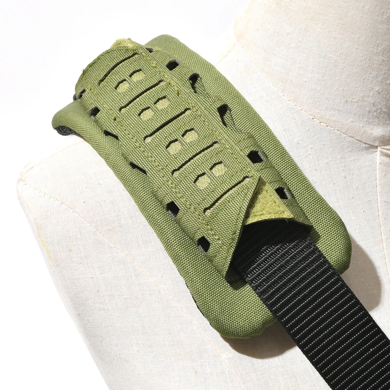 Outdoor High Elastic And Comfortable Nylon Tactical Shoulder Pad, Breathable Tactical Sling Cushioning Non-slip Shoulder Liner