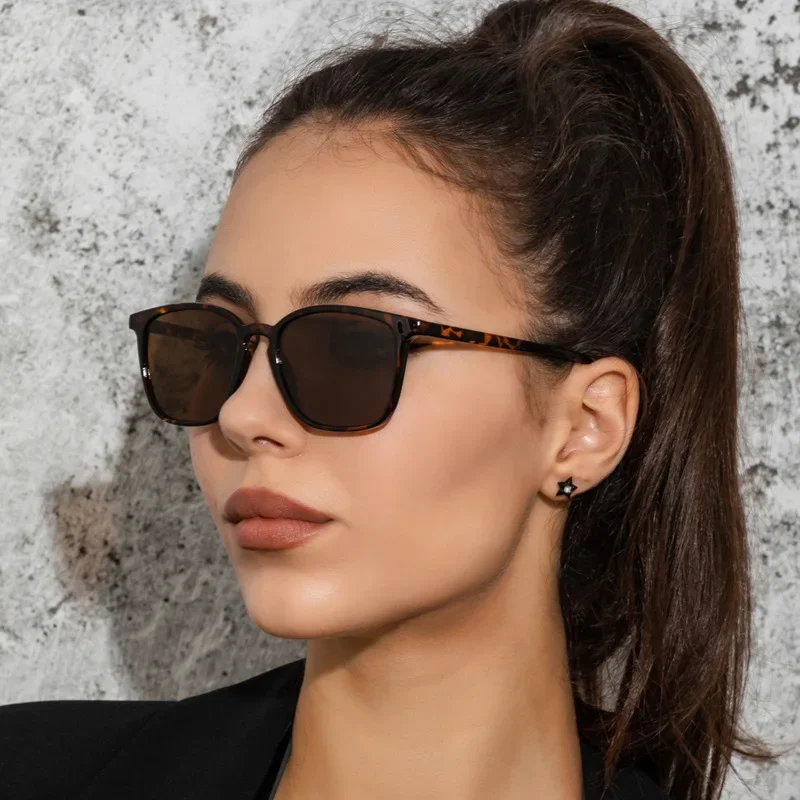 Gafas de sol cuadradas Vintage a la moda para mujer, gafas de sol de espejo de lujo de diseñador de marca, gafas de sol Retro para mujer, Zonnebril Dames UV400