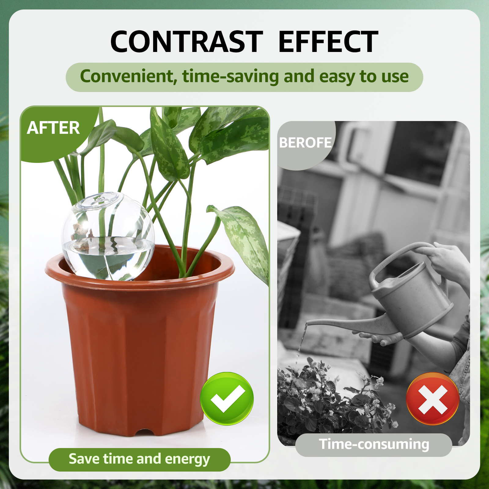 2/4 pezzi 500ML sistema di irrigazione a goccia automatico auto irrigazione piante irrigazione lampadine per piante da fiore da giardino irrigazione palline dispositivi