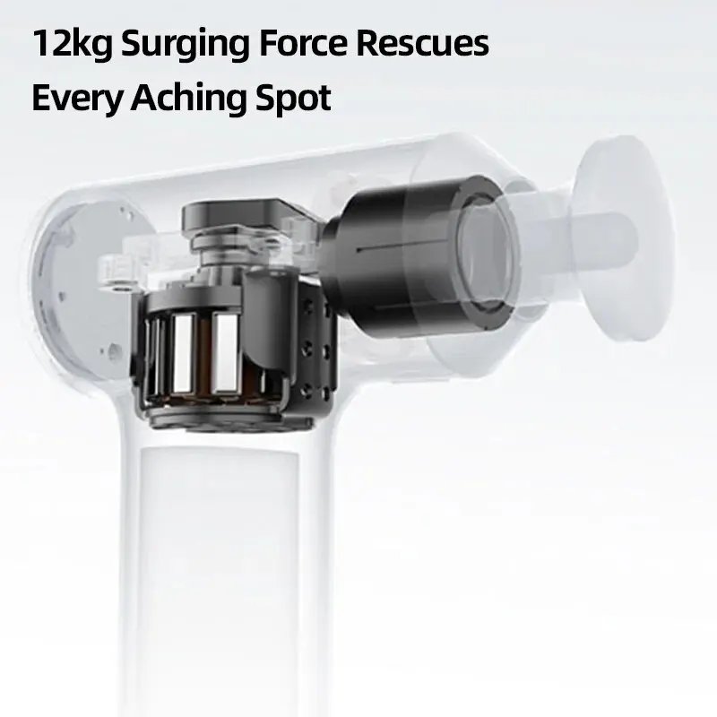 Xiaomi Mijia Mini Fascia ปืน 2C Thrust 12 กกสมาร์ทเกียร์หน่วยความจํา 350g แบบพกพา 2500rpm นวดความเร็วสูง MJJMQ03YM