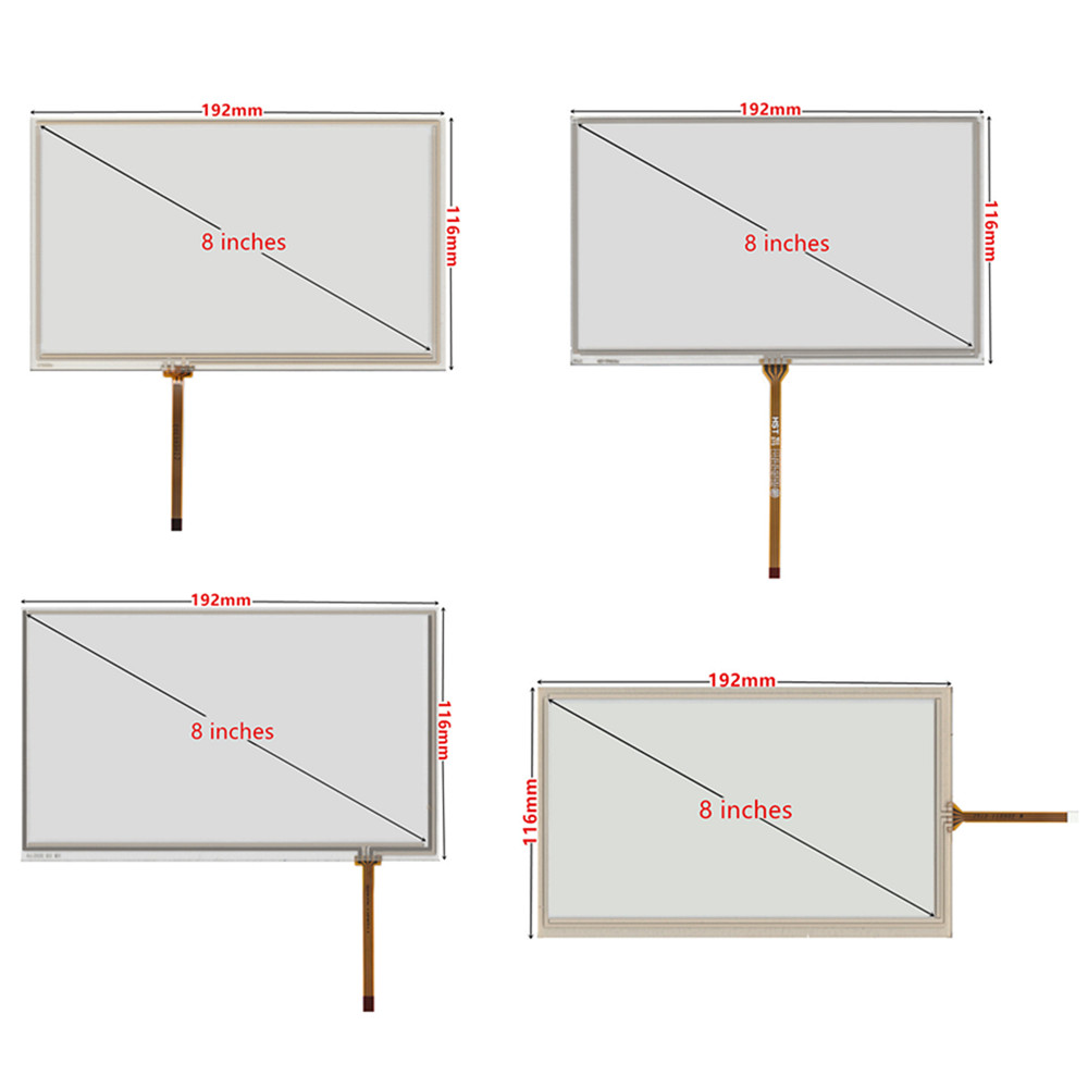 Universal 6,2/7/8/9 zoll 4Pin Widerstand Digitizer Touch Screen Panel Glas Auto DVD GPS Navigation Center konsole Multimedia