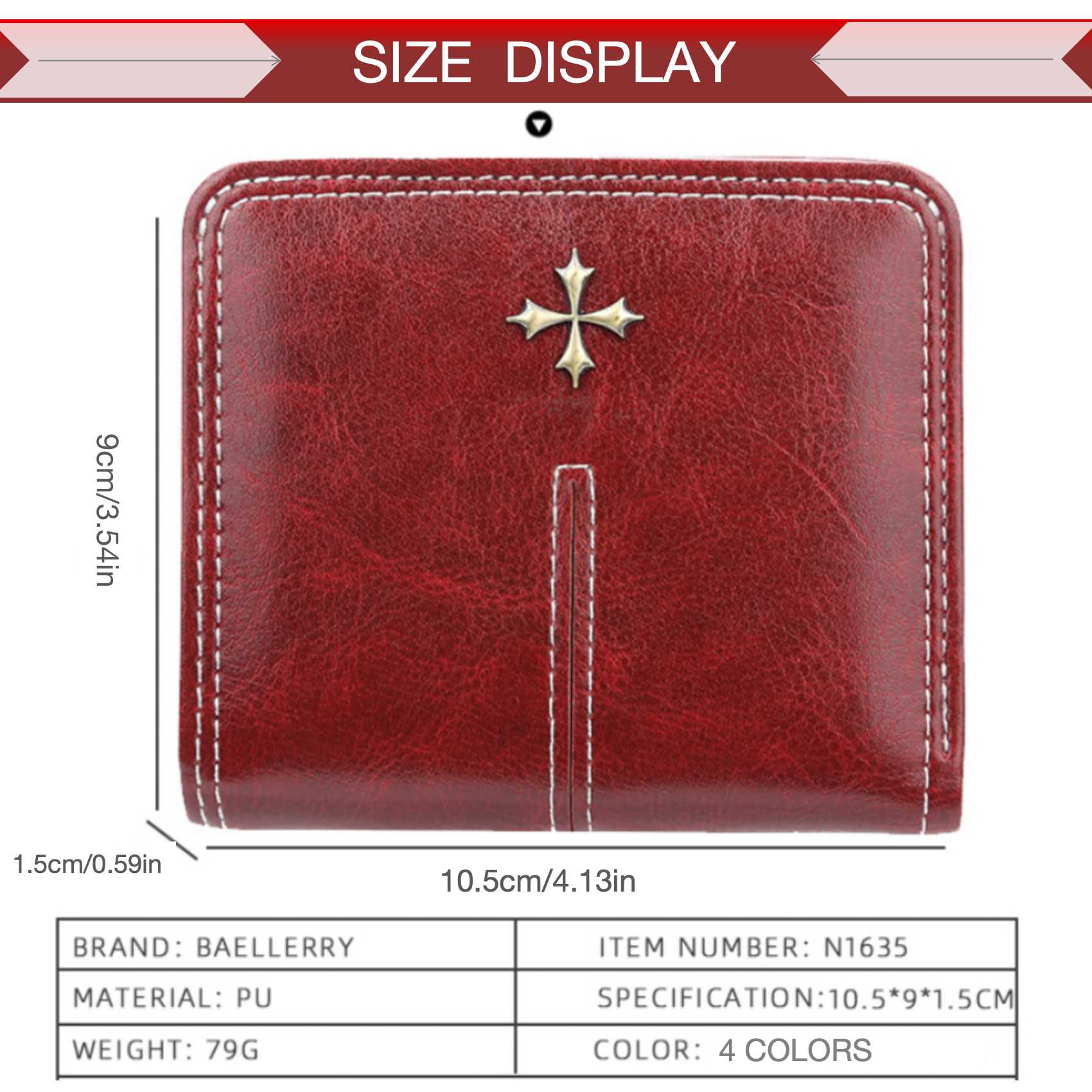 Krótki portfel damski Multi-Card Oil Wax Skin Coin Purse Fashion All-In-One Zipper Card Bag