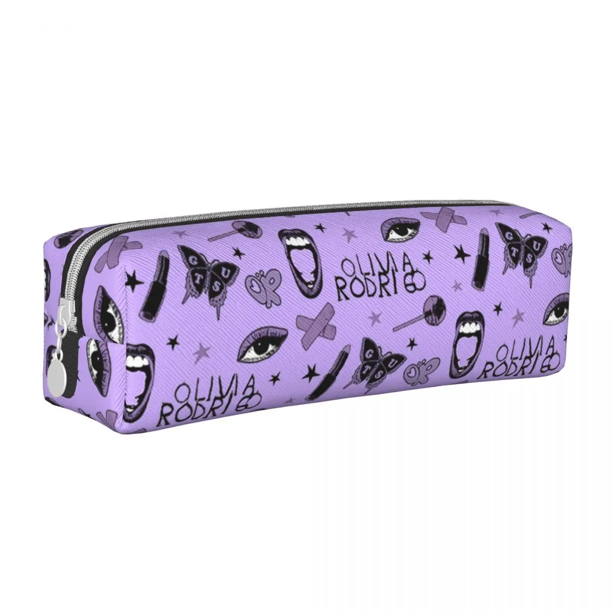 Estuches para lápices Sour Guts Vampire Olivia Rodrigos, caja para bolígrafos, material escolar de gran capacidad para estudiantes, estuche para lápices con cremallera