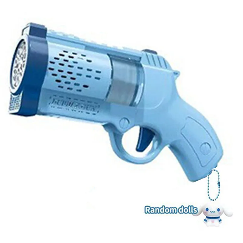 MINISO ไฟฟ้า Bubble Gun ของเล่นเด็ก Bubbles Machine เครื่องเป่าลมสบู่อัตโนมัติพร้อมแสงฤดูร้อนปาร์ตี้กลางแจ้งเกมเด็กของขวัญ